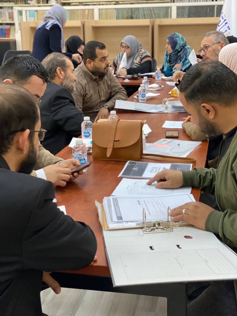 زيارة فريق من كلية العلوم لكلية القانون جامعة مصراتة